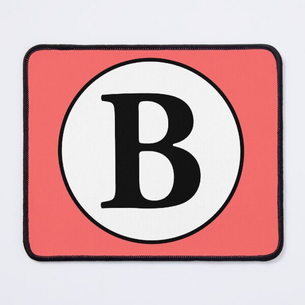 Item preview, Monogram B Initial B designed and sold by jaycartoonist.