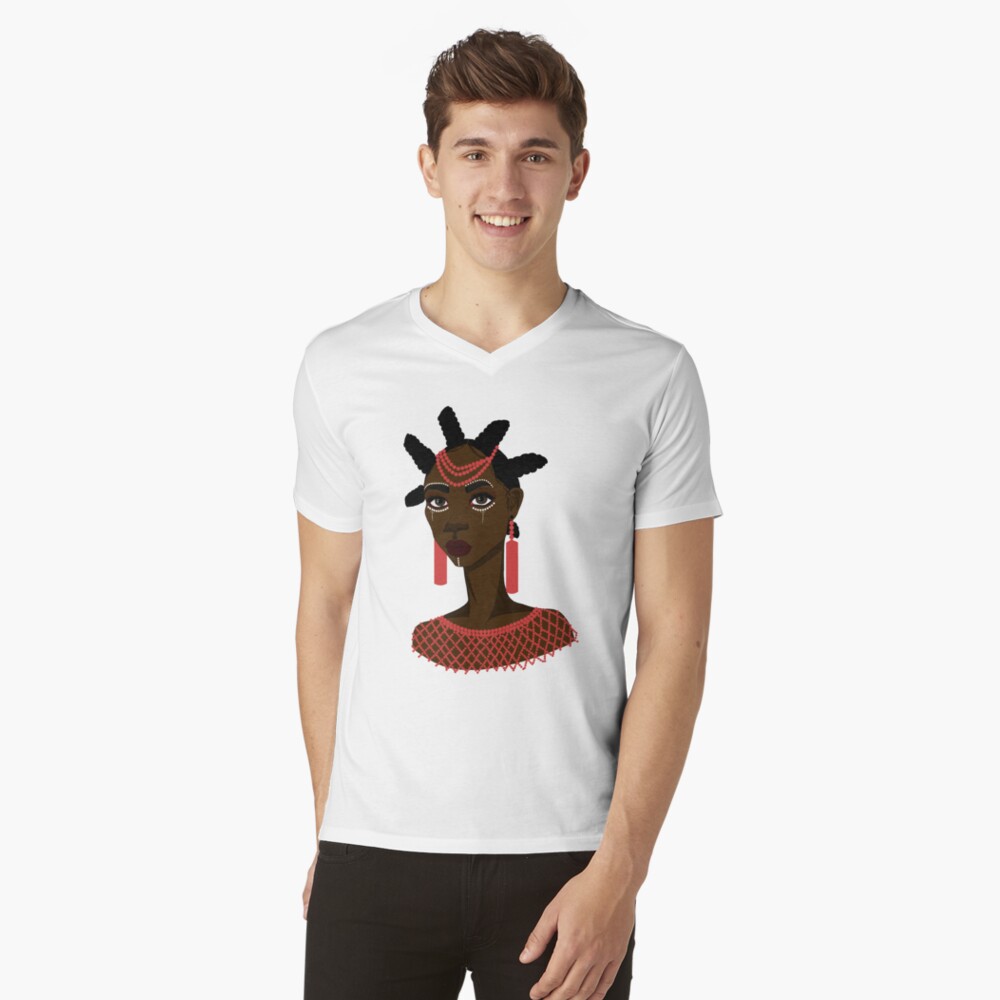Item preview, V-Neck T-Shirt designed and sold by Sovemba.
