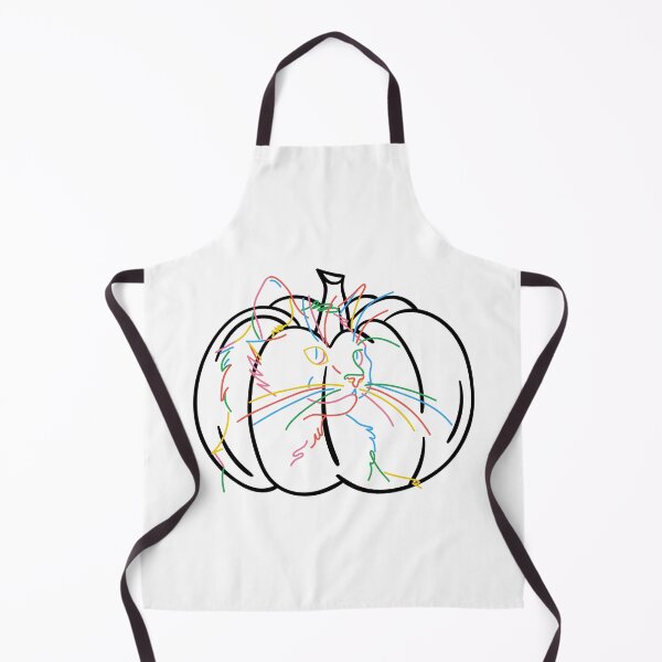 Item preview, A sinister cat protects her pumpkin as she purrs for Halloween. designed and sold by Amadej.