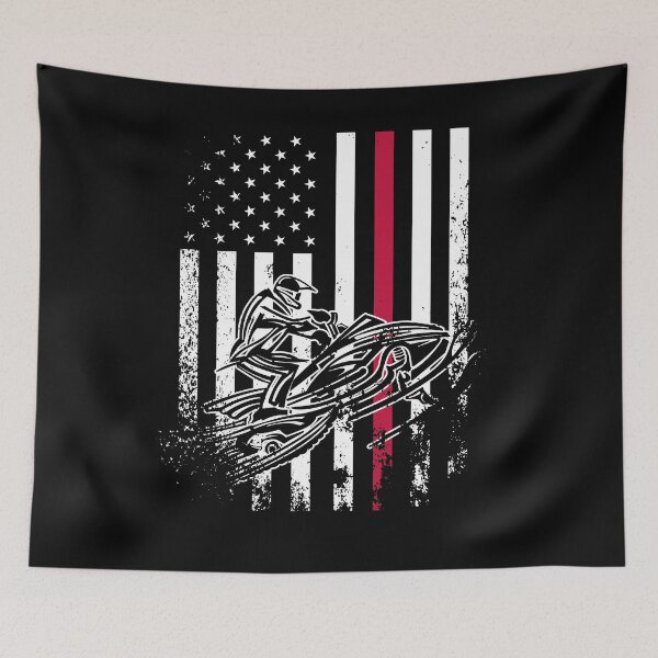 Item preview, American snowmobile driver in snow USA designed and sold by Cedinho.