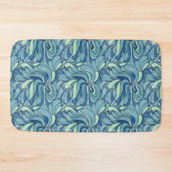 Item preview, Abstract Blue Swirls designed and sold by Booneb.