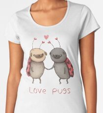 Love Pugs Women's Premium T-Shirt