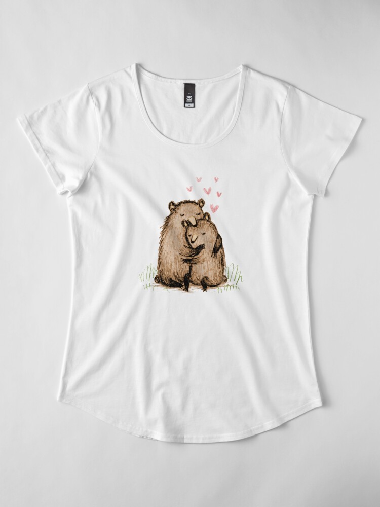 Alternate view of Bearlentines Premium Scoop T-Shirt