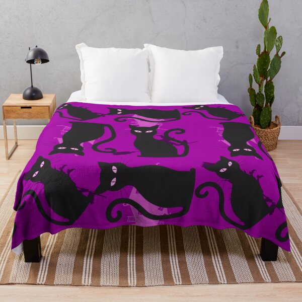 Item preview, Black Cat Pattern designed and sold by TotallyRetroArt.