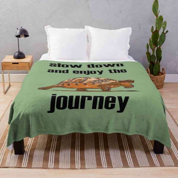 Item preview, Slow Down And Enjoy The Journey Tortoise designed and sold by taiche.