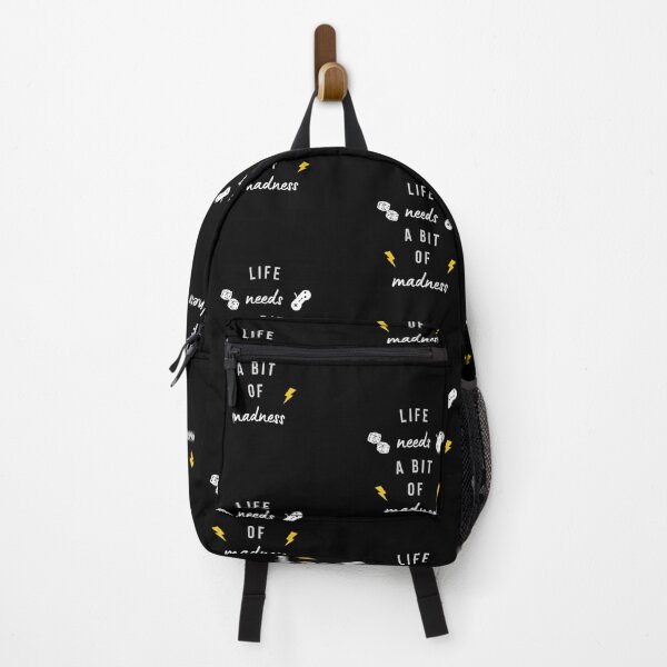 Item preview, LIFE NEEDS A BIT OF MADNESS. designed and sold by ELEGANTRETRO.