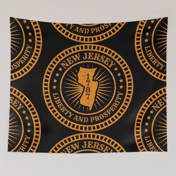 Item preview, New Jersey - NJ Map Liberty and Prosperity - 1788 designed and sold by Ranggasme.