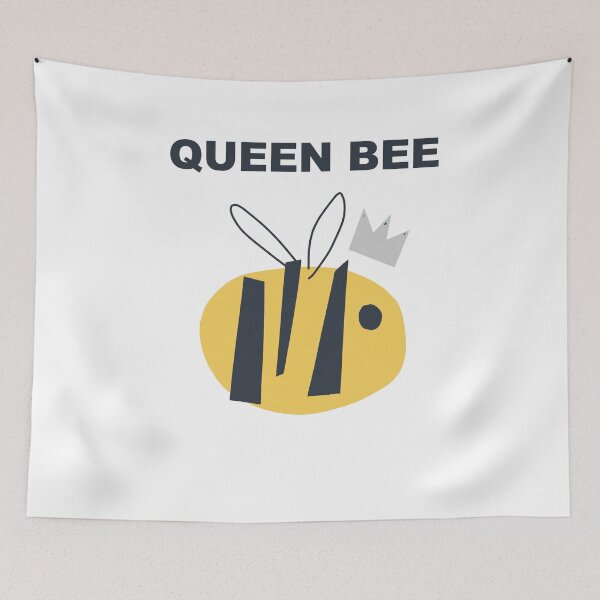 Item preview, Queen bee with crown designed and sold by CatsHappy.