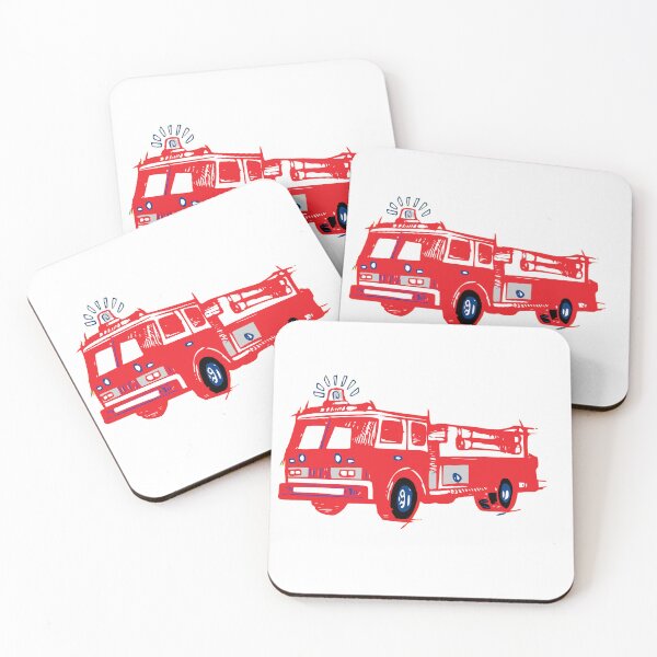Item preview, Firetruck 101 designed and sold by MarlundArt.