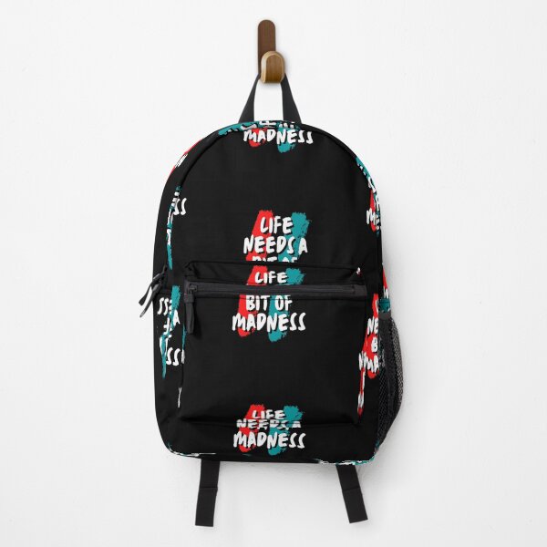 Item preview, LIFE NEEDS A BIT OF MADNESS. designed and sold by ELEGANTRETRO.