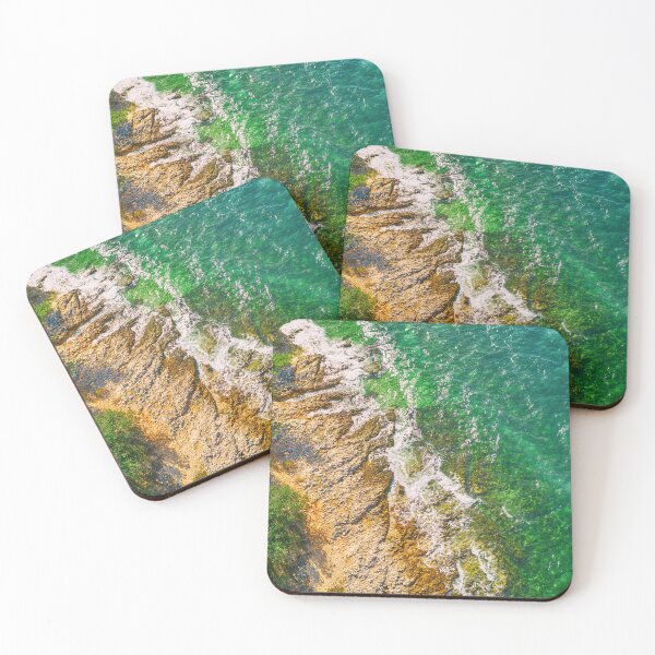 Item preview, Island on the edge of the sea view from above designed and sold by klimov0101.