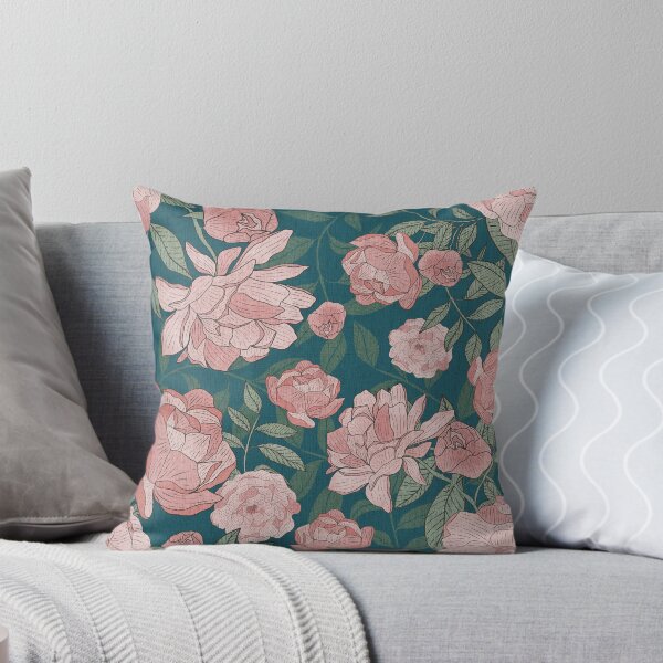 Item preview, Victorian Peony Blue BG designed and sold by Claudia S. Design.
