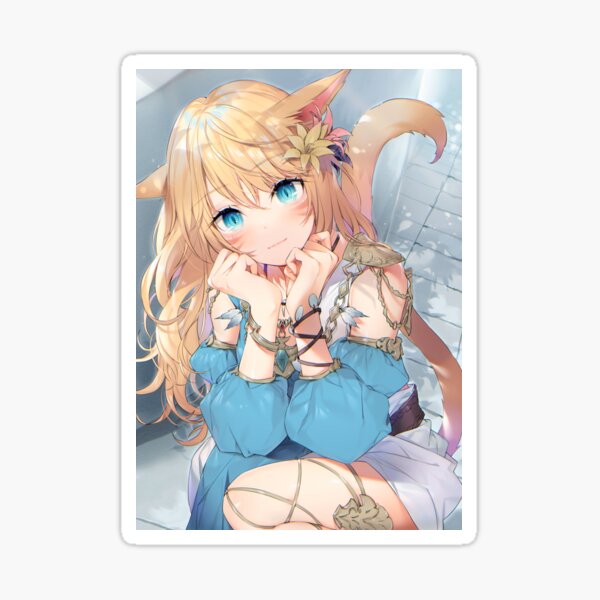 STICKER Sonomaa Kihten FFXIV Miqote Cat Girl Beautiful Nier 