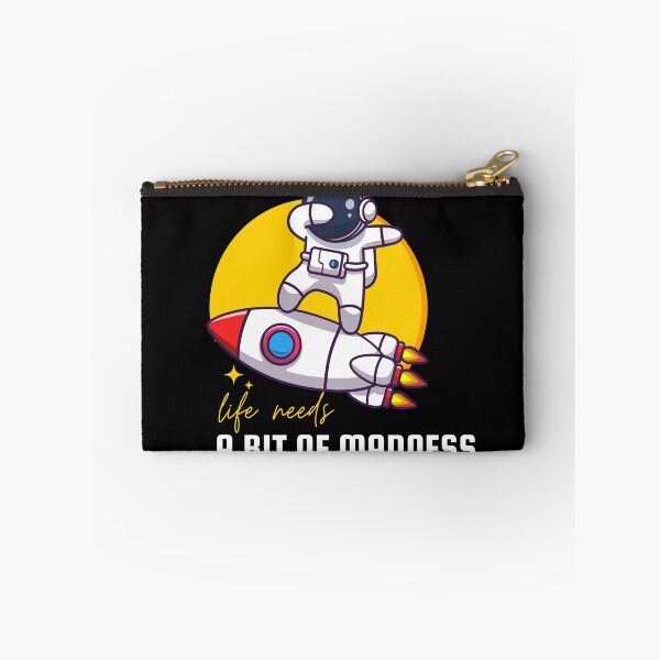 Item preview, LIFE NEEDS A BIT OF MADNESS. designed and sold by ELEGANTRETRO.