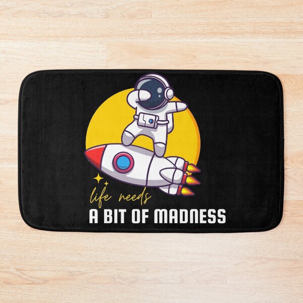 Item preview, LIFE NEEDS A BIT OF MADNESS. designed and sold by ELEGANTRETRO.