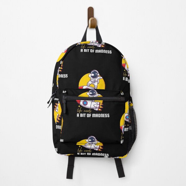 Item preview, LIFE NEEDS A BIT OF MADNESS. designed and sold by ELEGANTRETRO.