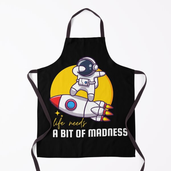 Item preview, LIFE NEEDS A BIT OF MADNESS. designed and sold by ELEGANTRETRO.