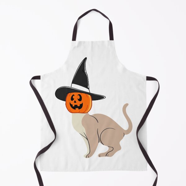 Item preview, A sinister cat protects her pumpkin as she purrs for Halloween. designed and sold by Amadej.