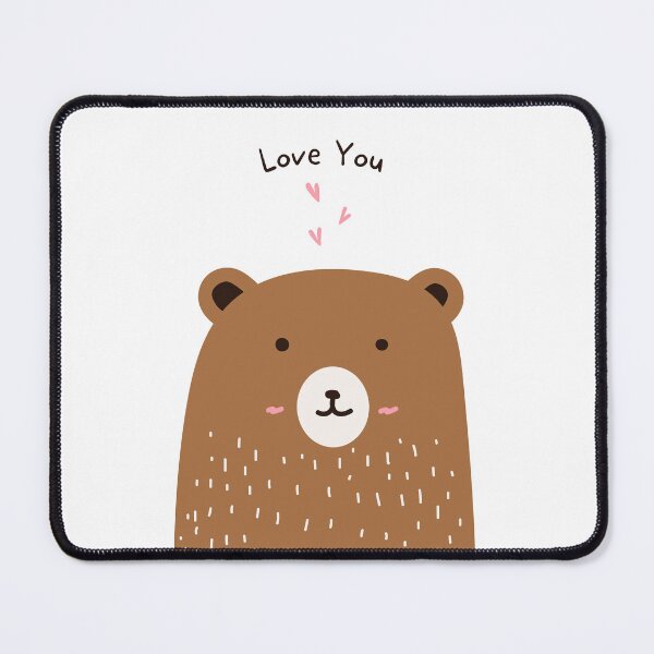 Item preview, Cute Brown Bear With A Hearts designed and sold by WWWOWZERS.