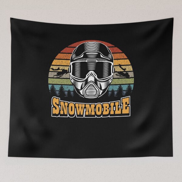 Item preview, Snowmobile racer helmet retro Just Sent It designed and sold by Cedinho.