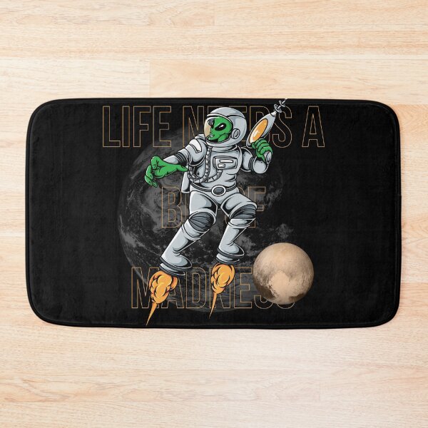 Item preview, LIFE NEEDS A BIT OF MADNESS. designed and sold by ELEGANTRETRO.