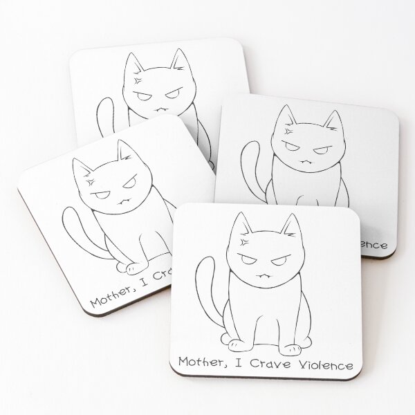 Item preview, Mother I Crave Violence,Adventurer Cat,American Idol,Cat Wearing Glasses,Dont Tread On,Funny Cat Toast,Inner Organs,Monet Sunset,Yellow Moon,Beautiful Eyes,Christmas Tree,Ornaments designed and sold by NAZIMNADIR.