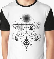 Sacred Crops -Black Graphic T-Shirt