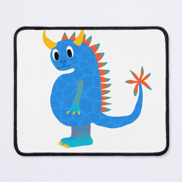 Item preview, Little Monsters "Blue" designed and sold by Patterista.