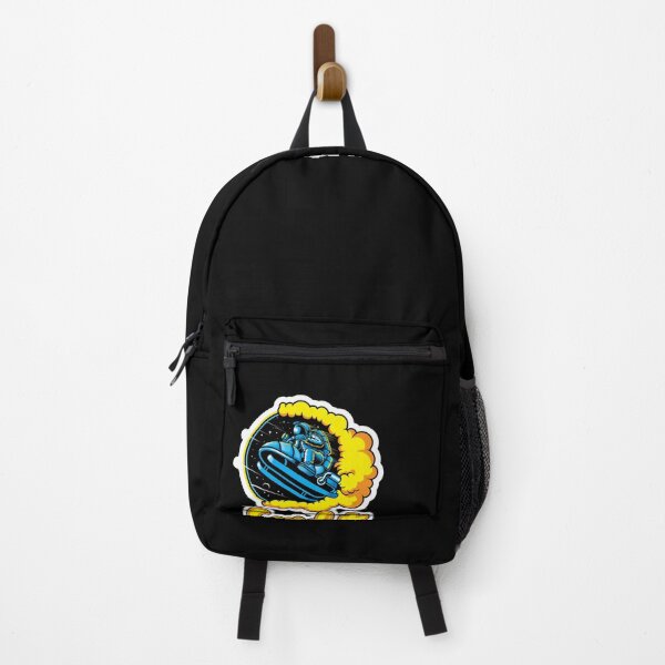 Item preview, Snowmobile astronaut flies over the winter landscape designed and sold by Cedinho.