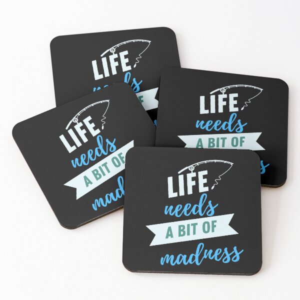 Item preview, LIFE NEEDS A BIT OF MADNESS. designed and sold by ELEGANTRETRO.