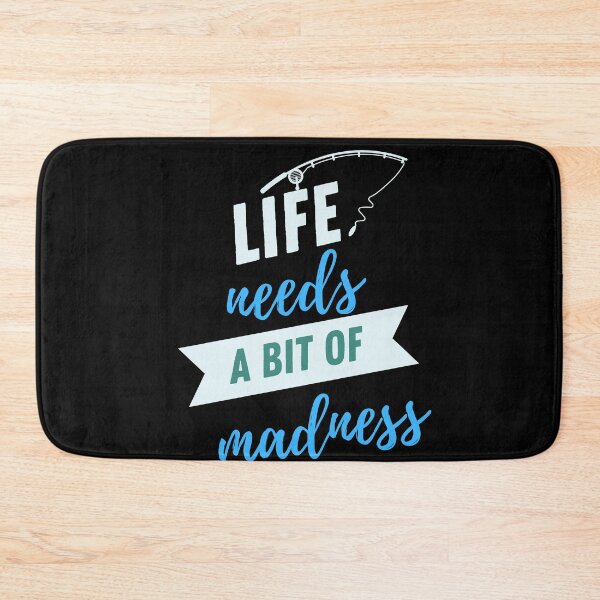 Item preview, LIFE NEEDS A BIT OF MADNESS. designed and sold by ELEGANTRETRO.