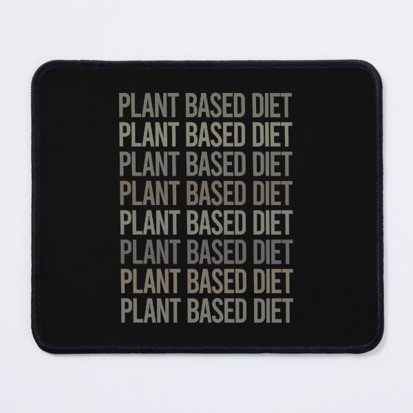 Item preview, Gray Text Art Plant Based Diet Vegan Vegetarian Veganism designed and sold by TarynBrown3126.