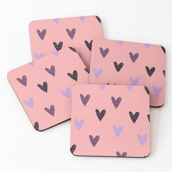 Item preview, Purple Hearts | Enemies to Lovers Pattern designed and sold by CartheArtwork.