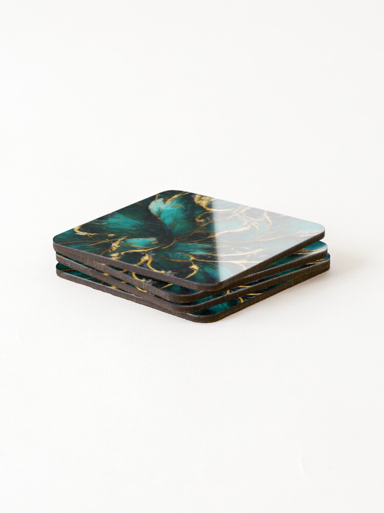 Thumbnail 4 of 5, Coasters (Set of 4), Floating designed and sold by abstracta.