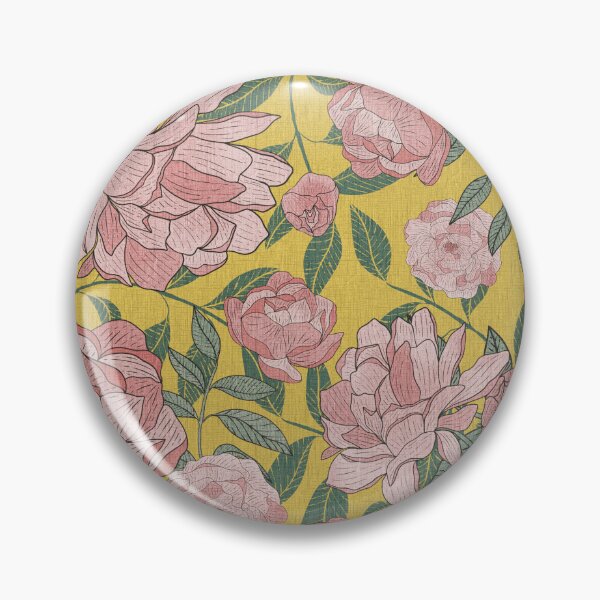 Item preview,  Victorian Peony Yellow BG designed and sold by Claudia S. Design.