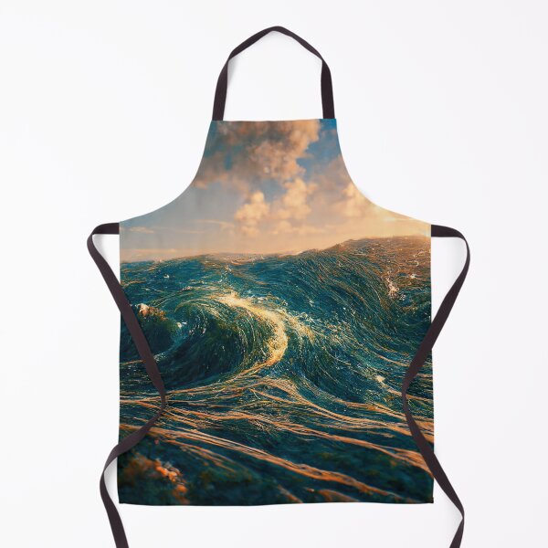 Item preview, Raging waves against the backdrop of the rising sun designed and sold by klimov0101.