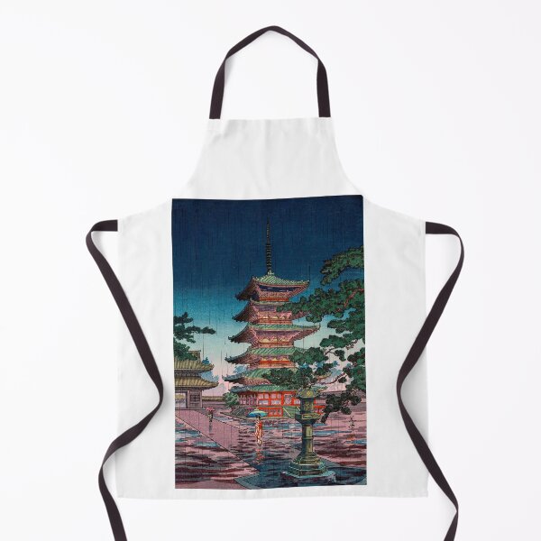Item preview, Rain at Horyuji Temple Tsuchiya Koitsu designed and sold by TeeARTHY.