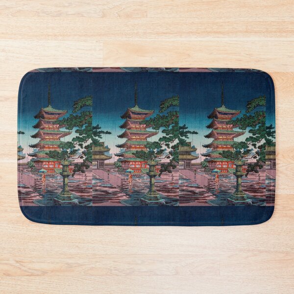 Item preview, Rain at Horyuji Temple Tsuchiya Koitsu  designed and sold by TeeARTHY.