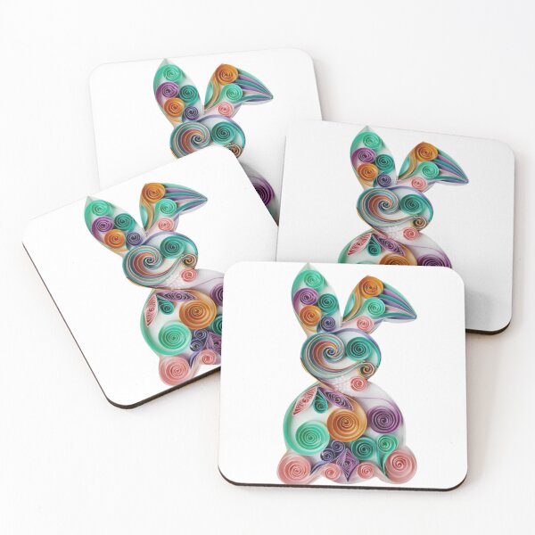 Item preview, Paper Quilling Bunny designed and sold by TruptisCraft.