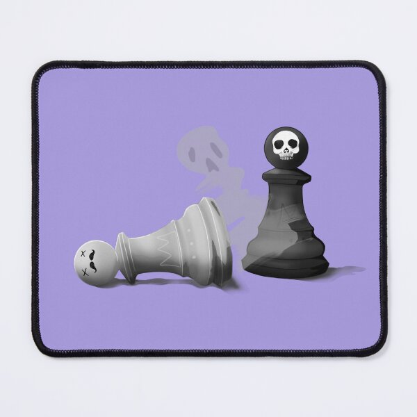 Aperçu de l'œuvre Checkmate Ghost - conception d'échecs amusante créée et vendue par OrangeSdrew.