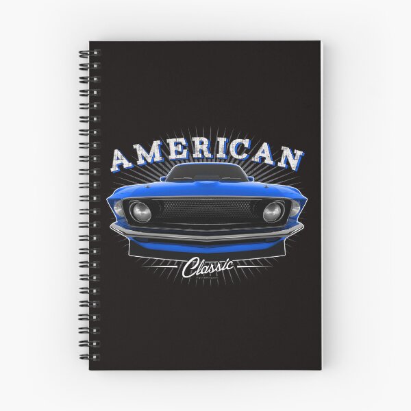Item preview, 1969 Ford Mustang Classic Muscle Car Blue designed and sold by GTOclothing.