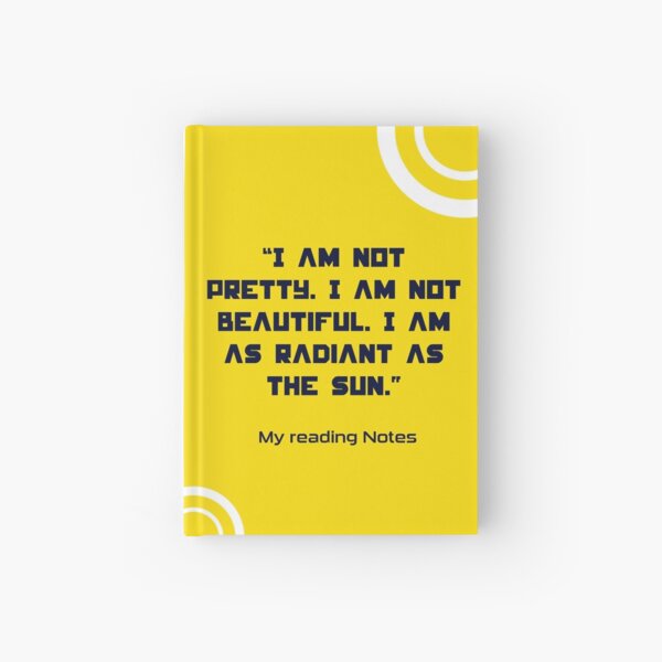 As Radiant as the Sun Reading Journal Hardcover Journal