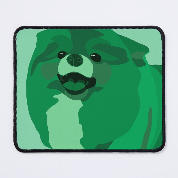 Item preview, Green Pomeranian Puffball designed and sold by corvideity.