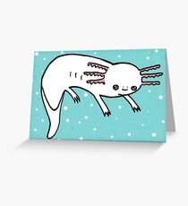 Axolotl Max Greeting Card