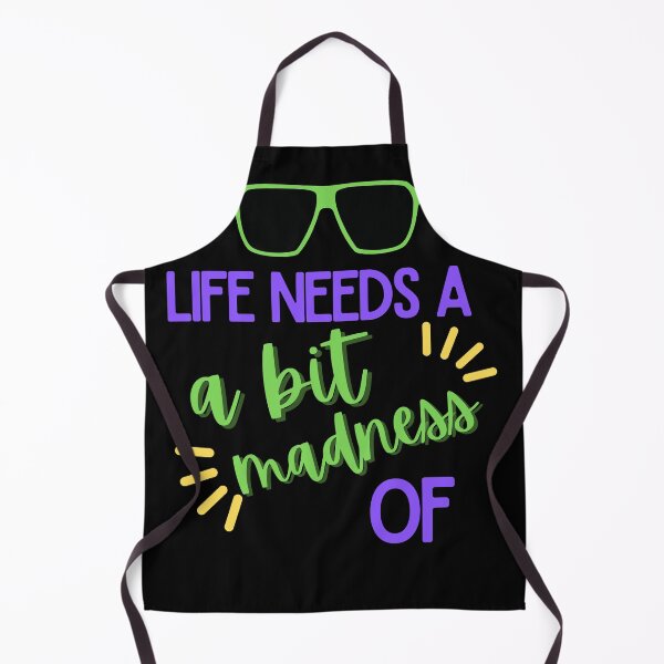 Item preview, LIFE NEEDS A BIT OF MADNESS. designed and sold by ELEGANTRETRO.