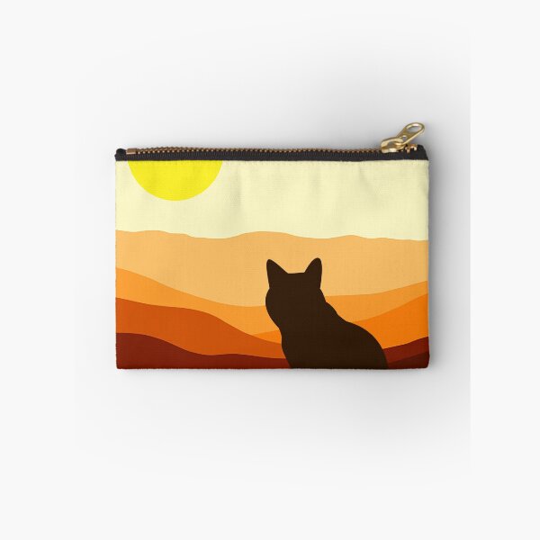 Item preview, CAT WATCHING SUNSET designed and sold by KatisDesign.