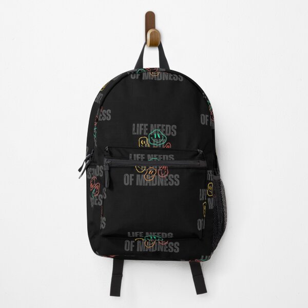 Item preview, LIFE NEEDS A BIT OF MADNESS. designed and sold by ELEGANTRETRO.