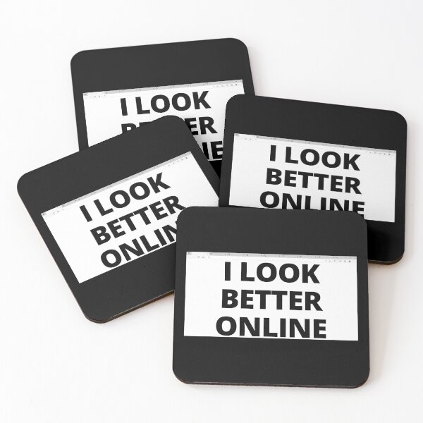 Item preview, I LOOK BETTER ONLINE- Negatives of online dating designed and sold by DesignsByDaddy.
