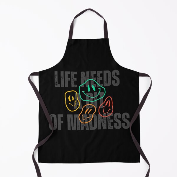Item preview, LIFE NEEDS A BIT OF MADNESS. designed and sold by ELEGANTRETRO.