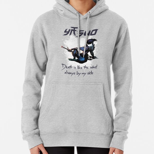 ✪ La muerte es como el viento ✪ League of Legends ✪ YASUO Sudadera con capucha